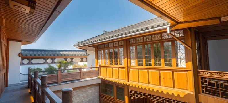 枕畔・忆和顺・水榭天井丨传承古院・180°花园观景美宿(和顺古镇店)图片