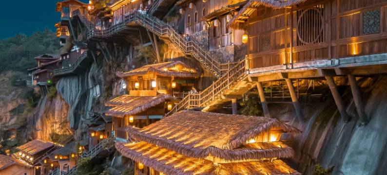 淘乐居Green wall 山景度假民宿(望仙谷景区店)图片