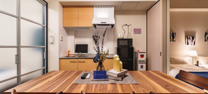 步行至心斋桥・难波・道顿堀！50㎡/宽敞7人酒店式公寓(配备厨房)(Ikidane Residential Hotel Shimanouchi)图片