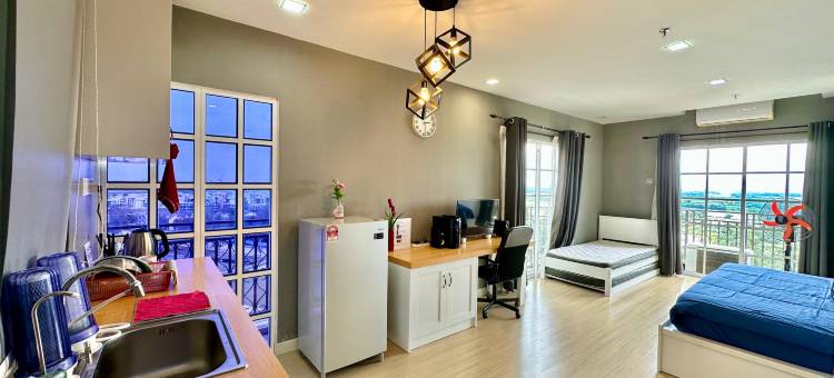 Champs Elysees King Studio + Corner Sunset View图片