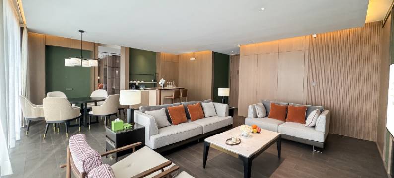 合肥庐江溪地阿兰若落日熔金图片