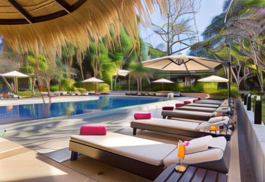 Let's Hyde Pattaya Resort & Villas - Pool Cabanas Over view