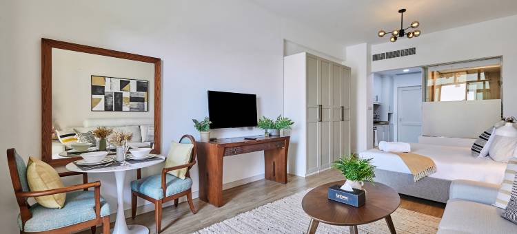 棕榈岛海景豪华公寓 | 近Nakheel购物中心(Sea View Luxury Studio in Palm | Near Nakheel Mall)图片