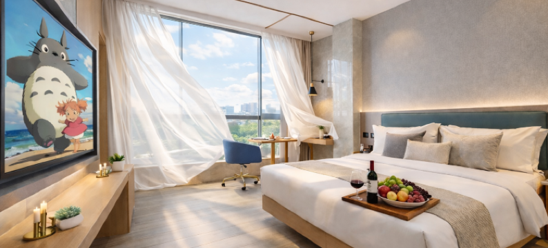 潮漫酒店(珠海·金湾机场唐人街市场店)图片