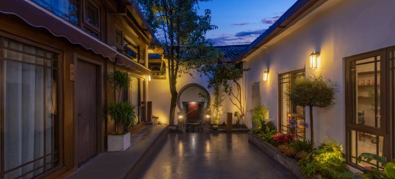 Cure斑斓·自然美学观古城全景度假庭院(丽江古城大水车店)图片