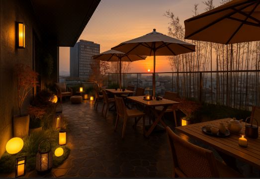 vchill hotel over view