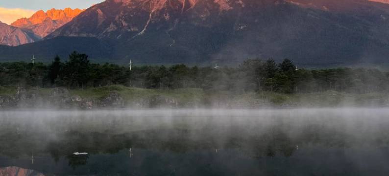 乡栖源Relax·览山独见雪山全景星宿图片