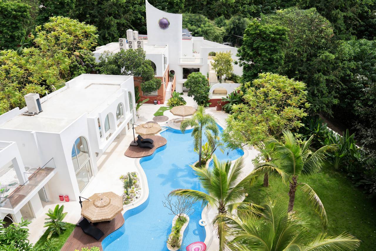 花筑·觅林春欢|摩洛哥花园Villa野奢度假美宿(曼听公园总佛寺店)图片