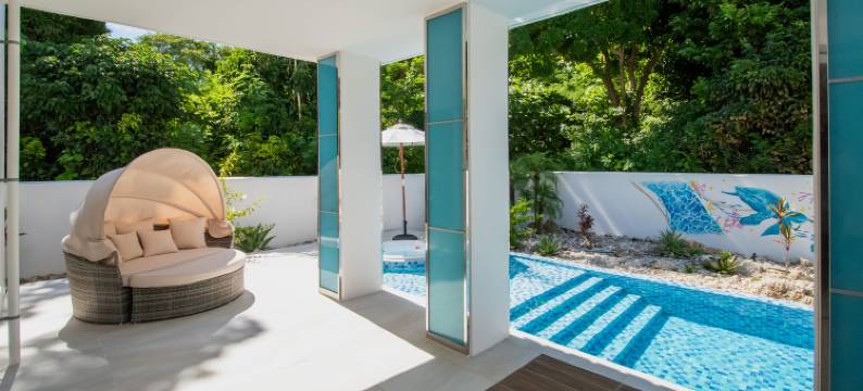 泳池别墅 Sanrriott 冲绳本部(pool villa Sanrriott Motobu Okinawa Villa)图片