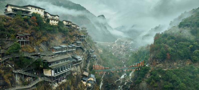 望仙谷悬崖民宿图片