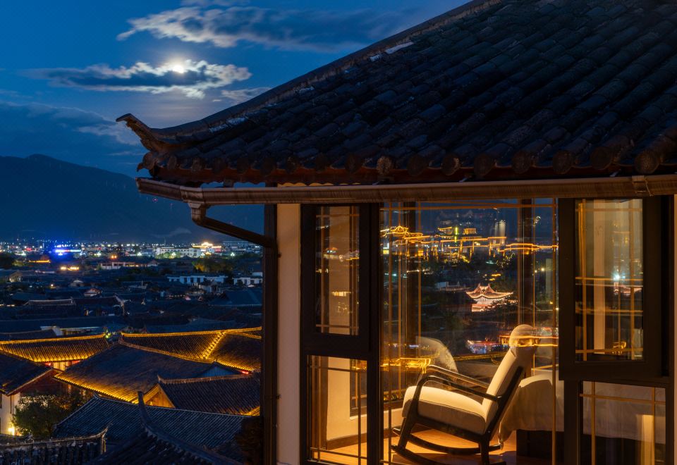 丽江古城半山无喧境观景轻奢庭院