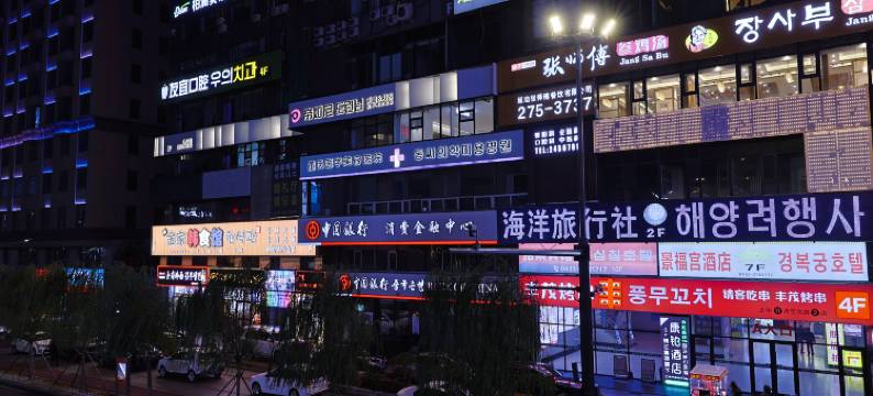 柏澜•雅舍｜BOTANICAL•APTNESS智慧酒店(延吉延边大学网红墙店)图片