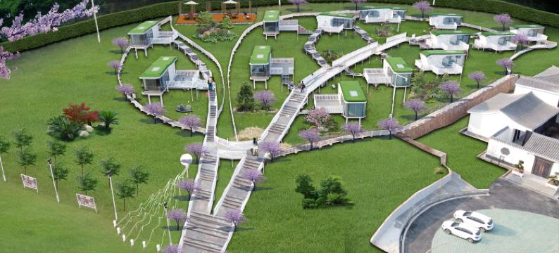 当阳绿沃川太空舱民宿图片