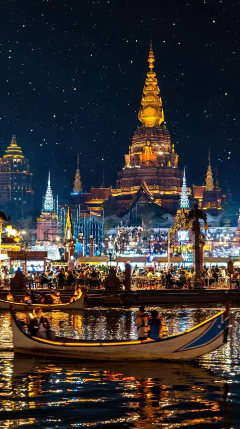 楚梵江景酒店(西双版纳景洪告庄西双景星光夜市店)图片