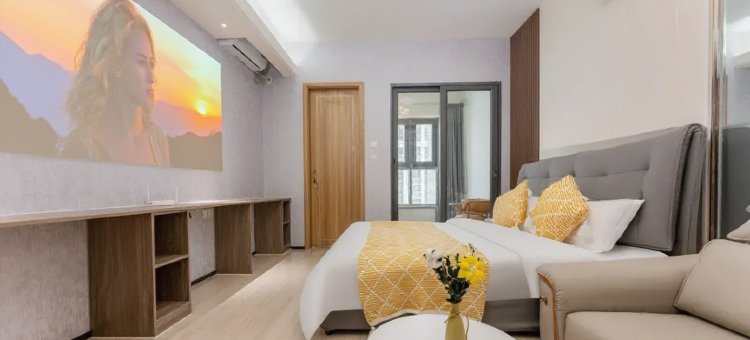 漫汀|极简主义·空间艺术氛围·城景时光酒店(山东理工大学店)图片