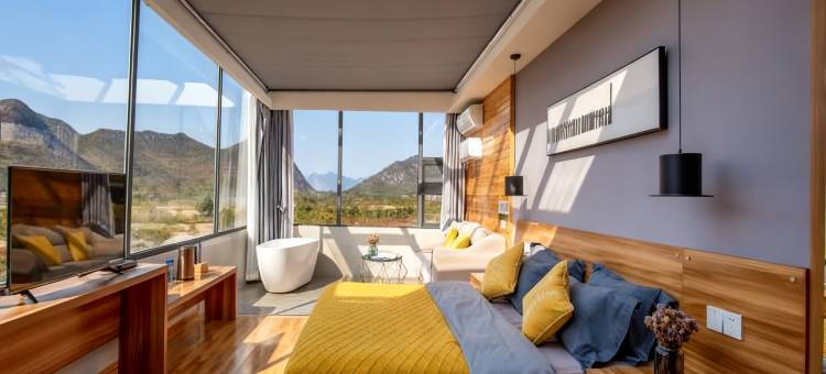 找稻田・喜看稻菽|自在方外・270°环山观景度假美宿(芦笛景区店)图片