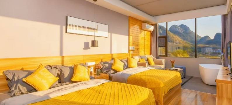 找稻田・喜看稻菽|自在方外・270°环山观景度假美宿(芦笛景区店)图片