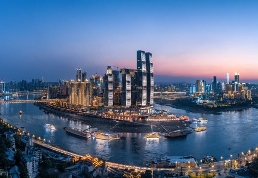 Qianhe Zhixuan High-View Hotel (Jiefangbei Hongyadong) over view