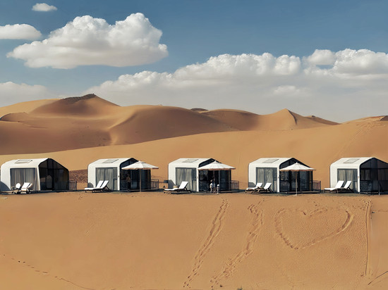 敦煌鸣沙山大漠秘境野奢沙漠露营基地