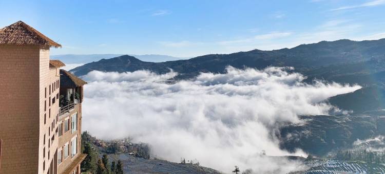 元阳生田·醒空｜多依树全景日出梯田观景民宿图片