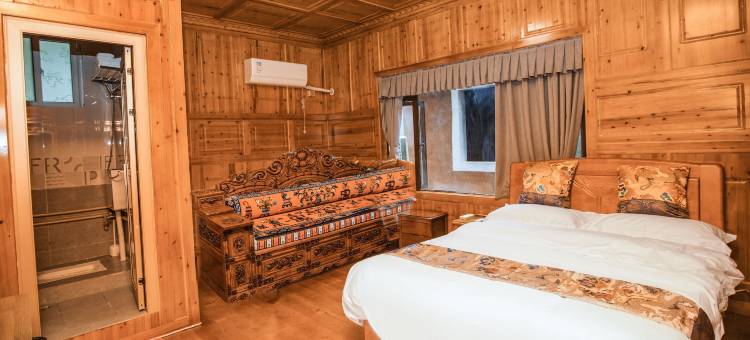 黑水冰彩藏寨图片