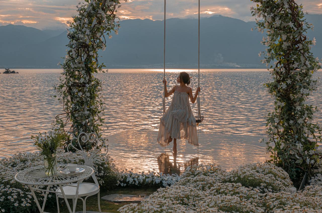 大理听花岛海景花园美宿图片