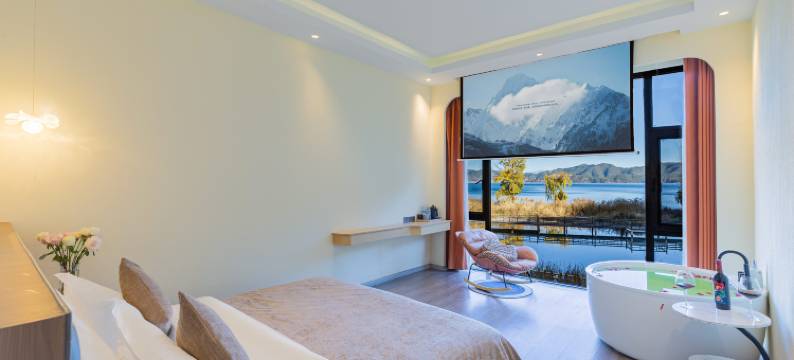 朴居设计师湖景美宿图片