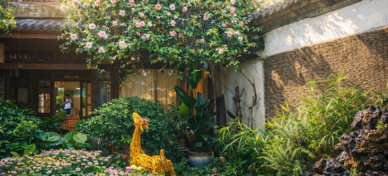 梦里繁花・360°空中花园・云海星潮・Vista古韵轻奢美宿(丽江古城店)图片