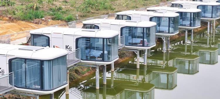 凤乡乐宿太空舱湖景民宿图片