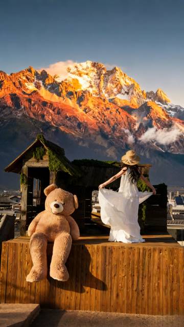 雪山来信·日照金山｜云境私汤雪山全景度假美宿(白沙古镇店)图片