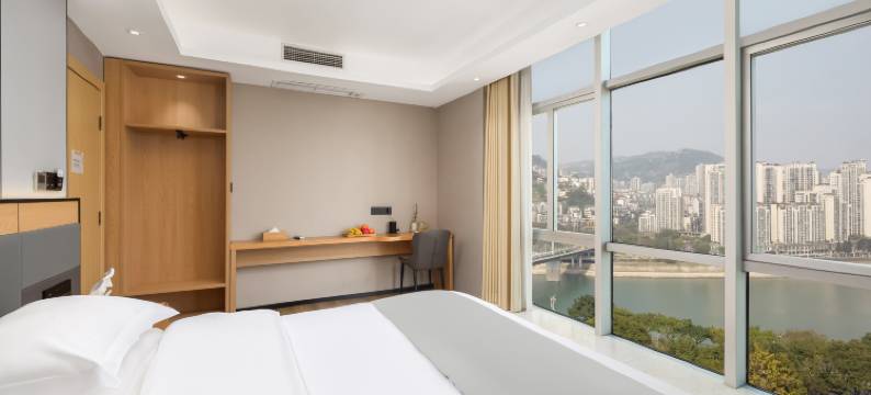 无喧·素禾高空江景酒店(万州万达广场店)图片