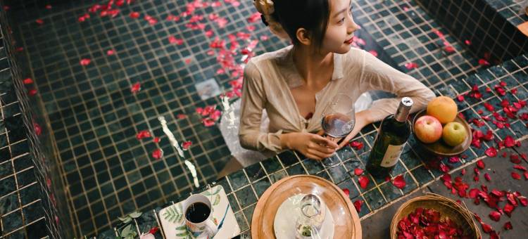 大邑溪地阿兰若度假村落图片