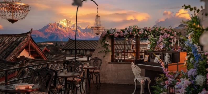 雲曼Sky Cloud 静聆听|观景花园美宿(丽江古城大水车店)图片