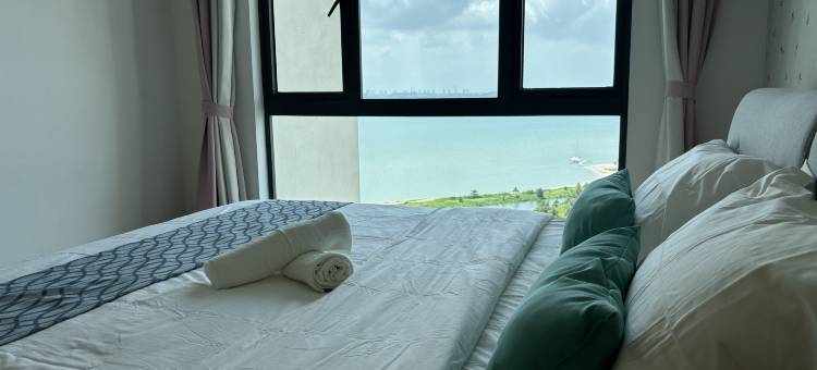 海景二房二卫6人高级公寓(Cozy 2B2R Forest City Near Tuas Duty Free Shop)图片