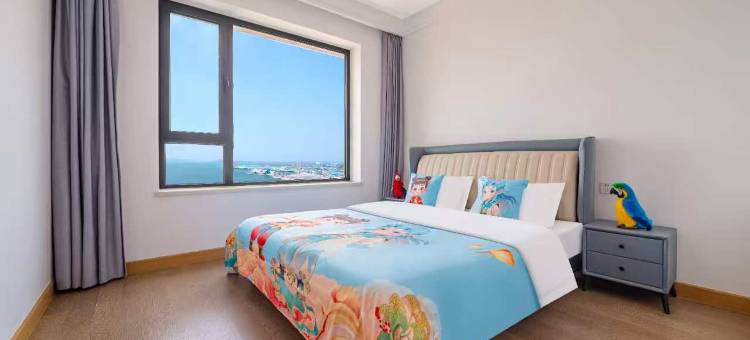 和风时屿·VibeParis海景|法式设计师民宿(威海韩乐坊高铁站店)图片