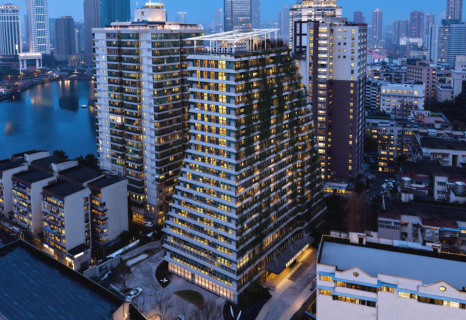 Wuhan Hankou Financial Center Taipei First Road Atour Hotel over view