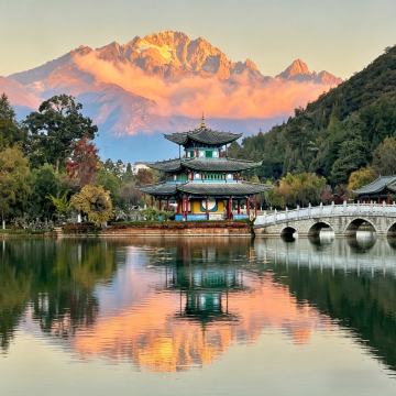 岚也・500m²治愈系花园・FUTURE智能・设计师民宿(丽江古城大水车店)图片