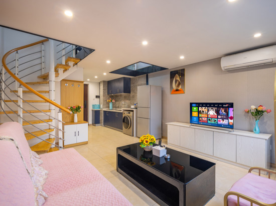 沐恩LOFT轻奢公寓(青岛火车北站永年路地铁站店)
