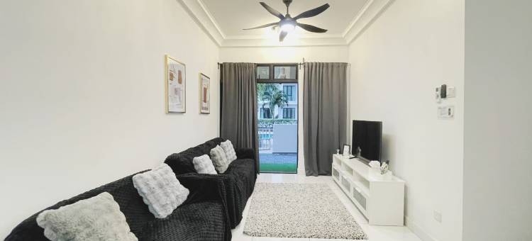 PLATINO服务式公寓家庭套房,大露台。(PLATINO SERVICE APARTMENT, 2BR Family Suite, Next to Paradigm mall JB with Big Patio & Pool Access)图片