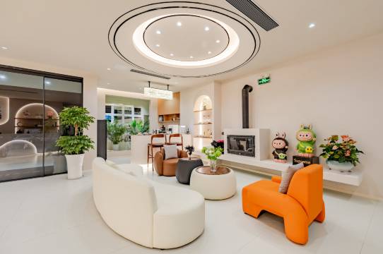 尘隐·温泉度假·山川咖啡·ins风智能美墅(泾县月亮湾风景区店)图片