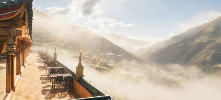 花筑·唐拉颇章·悬崖藏地民宿(牟尼沟风景区店)图片