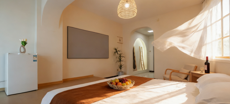 廊坊•夕岚予梦丨WELCON•EWARMACCONDDATON观景民宿(广阳万达店)图片