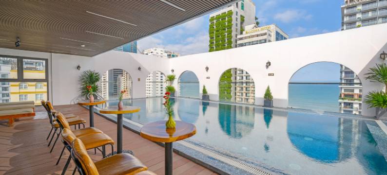 岘港金莲酒店 - 屋顶酒吧海景(Golden Lotus Hotel Da Nang - Rooftop Bar Sea View)图片
