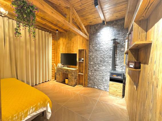 清山居·雪人木屋图片