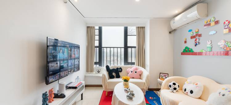 广州优创·Loft两房·城景套房民宿(南村万博地铁站店)图片