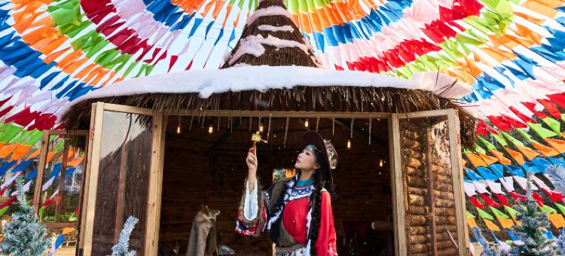 安吉栖心山隐·藏风雪景Valley Villa山野温泉美拍亲子度假美宿图片