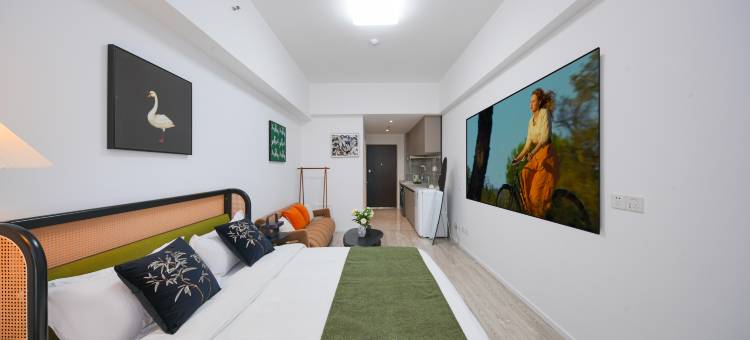 青岛山澜Loft城市观景美宿(国信会展中心埠西地铁站店)图片