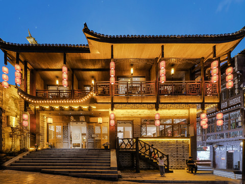 良園·天井四合院|露台花园亲子度假民宿(边城茶洞景区店)