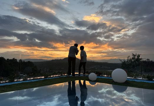 腾冲云漫山庭全景温泉酒店外景图