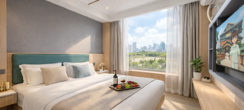 潮漫酒店(珠海·金湾机场唐人街市场店)图片